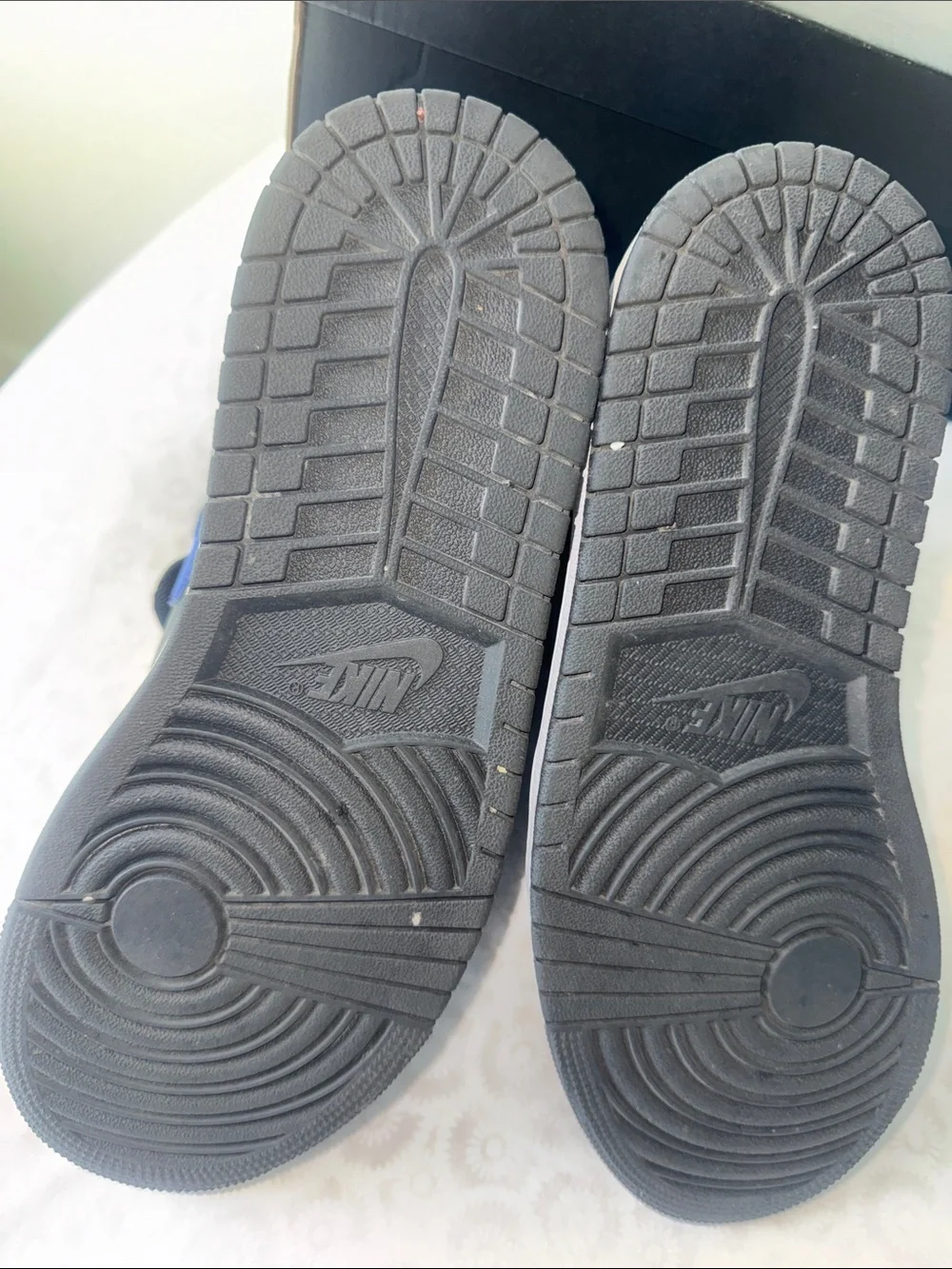 Jordan High Top Sneakers in Black and Blue